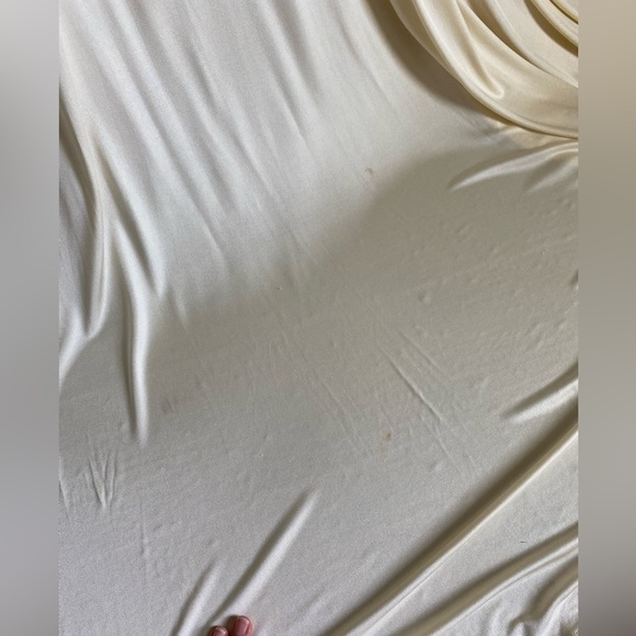 Della Giovanna Ivory 2 piece Draped Bridal Gown Wedding Dress Size 2 - Picture 16 of 16